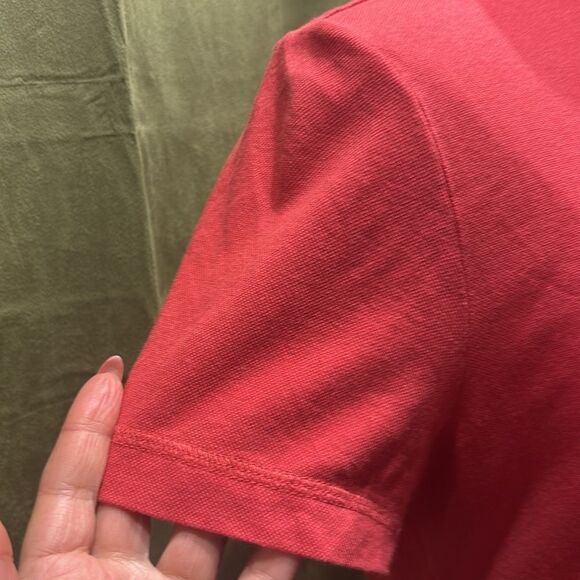 Tory Burch salmon pink Ruffled Button-Up Top, M - Picture 7 of 11